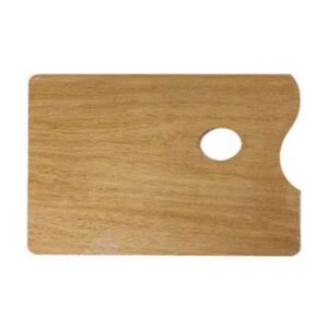 Paleta Goya madera 25 x 30 cms Rectangular