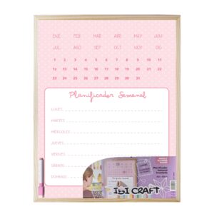 Pizarra Planificador semanal magnetica 40x50cms  Ibi Craft