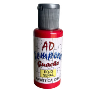 Témpera AD profesional 050ml 080-rojo señal