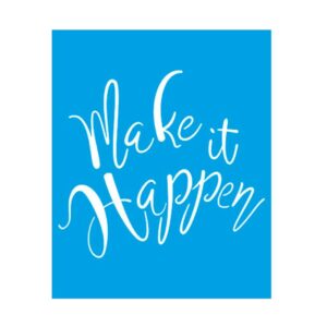 Stencil Litoarte reutilizable 17 x 21 cms STM-458 Make It Happen