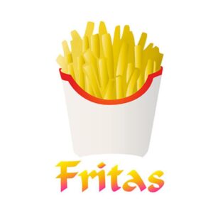 Stencil Litoarte reutilizable 17 x 21 cms STM-533 Papas Fritas