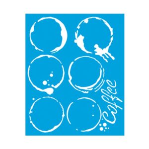 Stencil Litoarte reutilizable 17 x 21 cms STM-636 Coffee