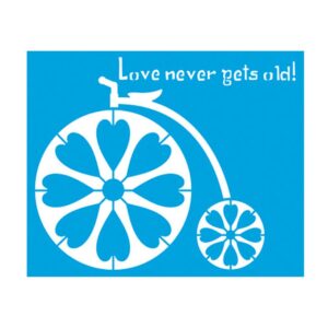 Stencil Litoarte reutilizable 17 x 21 cms STM-640 Bici