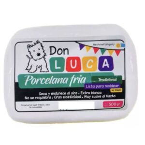 Masa de porcelana fría lista para usar 500grs Tradicional Don Luca