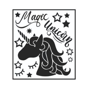 Adhesivos decorativos Unicornio - color BLANCO