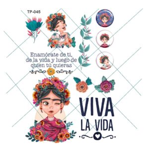 Transfer color - 20x25cms TP-045