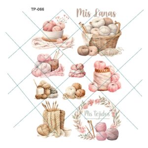 Transfer color - 20x25cms TP-066