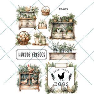 Transfer color - 20x25cms TP-083