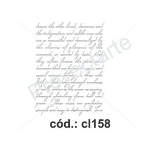 Sello de goma 5,5 x 5,5cms CL158