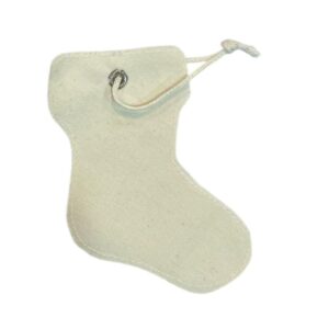 Tag de tela sin relleno Bota 11cms