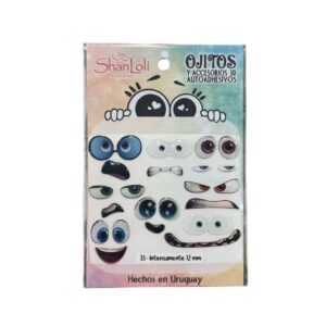 Ojitos realistas para Muñecos Modelo Intensamente 12MM