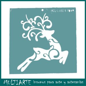 Stencil 20 x 20cms MCL -  1049 Reno