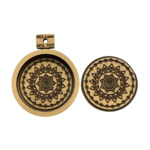 Molde de Goma Eva doble 8 cms 1107