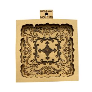 Molde de Goma Eva 10x10cms Mayolica 1115