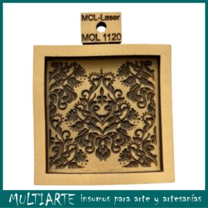 Molde de Goma Eva 7x7cms Mayolica 1120