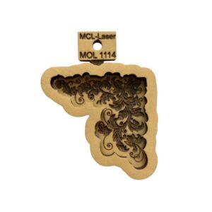 Molde de Goma Eva 6cms Esquinero 1114