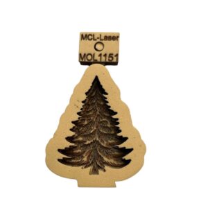 Molde de Goma Eva 6cms Pino navidad 1151