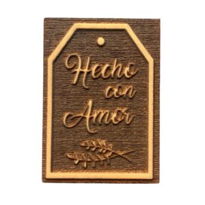 Sello 5x7cms Hecho con Amor 1178