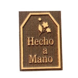 Sello 5x7cms Hecho a mano 1179