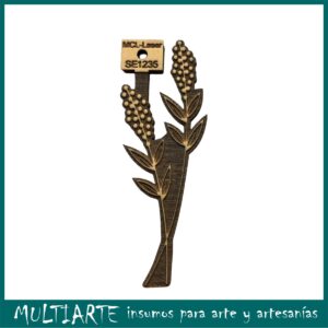 Sello 6x15cms Flores 1235