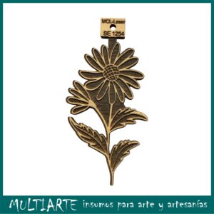 Sello 6x15 Flor Margarita 1254