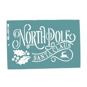 Stencil 20 x 30cms MCL -  4003 North Pole