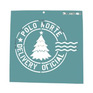 Stencil 20 x 20cms MCL -  4052 Polo Norte