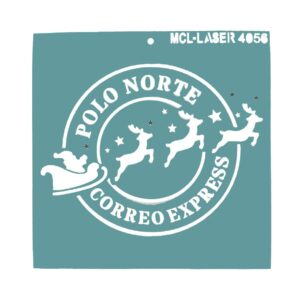 Stencil 20 x 20cms MCL -  4056 Trineo