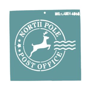 Stencil 20 x 20cms MCL -  4058 Polo Norte