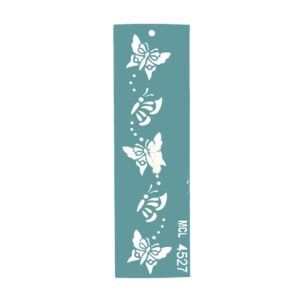 Stencil  6 x 20cms MCL - 4527 Guarda Mariposas