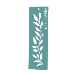 Stencil  6 x 20cms MCL - 4530 Guarda Hojitas