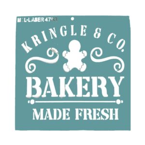 Stencil 20 x 20cms MCL -  4753 Bakery Made Fresh