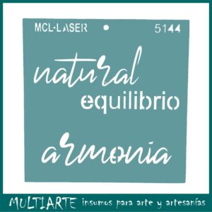 Stencil 15 x 15cms MCL -  5144 Frase