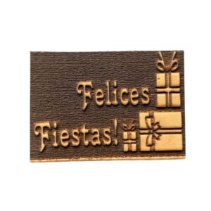Sello 5x7cms Felices Fiestas 607