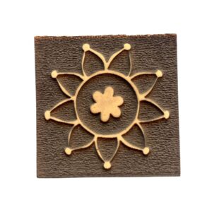 Sello 6x6cms Flor 72