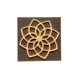 Sello 6x6cms Mandala 73