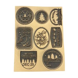 Sello bajo relieve 15x15cms Kit Navidad 1169