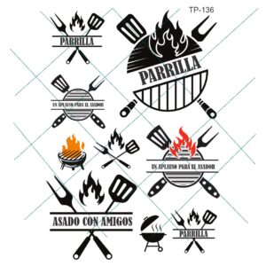 Transfer color - 20x25cms TP-136