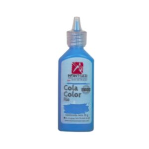 Cola Vinilica de color Infantozzi 33grs Azul Fluo