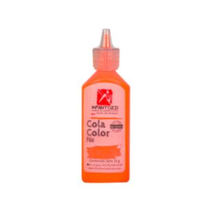 Cola Vinilica de color Infantozzi 33grs Naranja Fluo