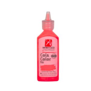 Cola Vinilica de color Infantozzi 33grs Rojo Fluo