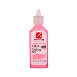 Cola Vinilica de color Infantozzi 33grs Rosa Metalizado