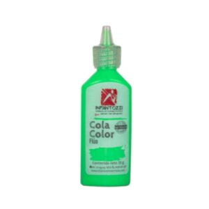 Cola Vinilica de color Infantozzi 33grs Verde Fluo
