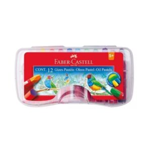 Oleo pastel x 12 colores Faber Castell con caja plastica