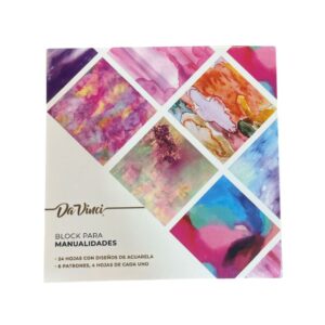 Block Davinci para manualidades 15x15cms Acuarela