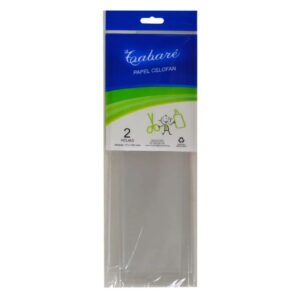 Papel Celofan Tabare 2 hojas Transparente