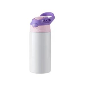 Botella infantil con pico plastico Violeta personalizable