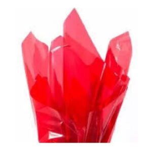 Papel Celofan 70x100cms Rojo