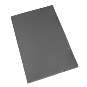 Carpeta Caballito 1/4 plastica Gris