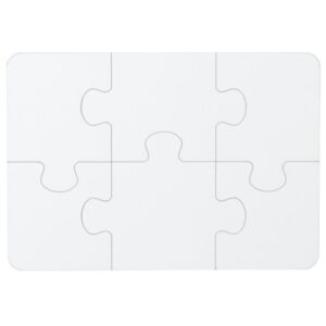 Puzzle Sublimable 14x20cms 6 Piezas